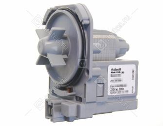 Насос Askoll (на 3х защ. клеммы спереди вместе) Bosch, Siemens