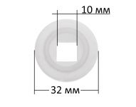 Втулка (муфта) шнека мясорубки Bork, Cameron, Vitek, Redmond, Sindo, Bimatek, Scarlett, Kambrook, Novex