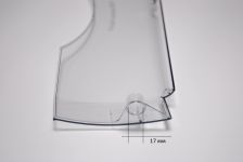 Панель передняя (прозрачная) ящика зоны свежести холодильника Атлант