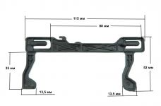 Крючок (двойной) двери СВЧ печи Samsung