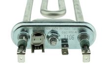 ТЭН (нагреватель) L=230 мм, 1950W, прямой с датчиком стиральной машины Electrolux, Zanussi, AEG