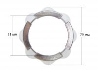 Гайка корпуса шнека мясорубки Elenberg, Vitek, Scarlett, Polaris