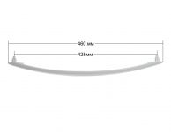 Ручка двери духового шкафа Gefest (белая)