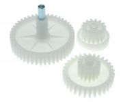 Шестерни (комплект 3 шт.) мясорубки Vitek, Panasonic, Scarlett, Elenberg, Saturn, Maxwell, Rolsen, Supra