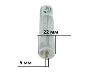 Анод магниевый М5х10мм D=22мм L=110мм для водонагревателя