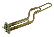 ТЭН (нагреватель) водонагревателя 2500W RF 64 ИТА (медь, М4, клеммы под разъем + под винт, фланец 64 мм) изогнутый