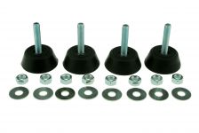 Набор ножек М8 (4 шт + гайка + шайба) для стиральных машин