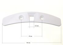 Ручка люка (комплект) стиральной машины Electrolux, Zanussi