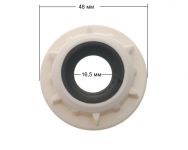 Гайка (с сальником) верхнего разбрызгивателя посудомоечной машины Indesit, Ariston