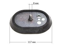 Фланец овальный, автоклавный с прокладкой для RCA водонагревателя Ariston